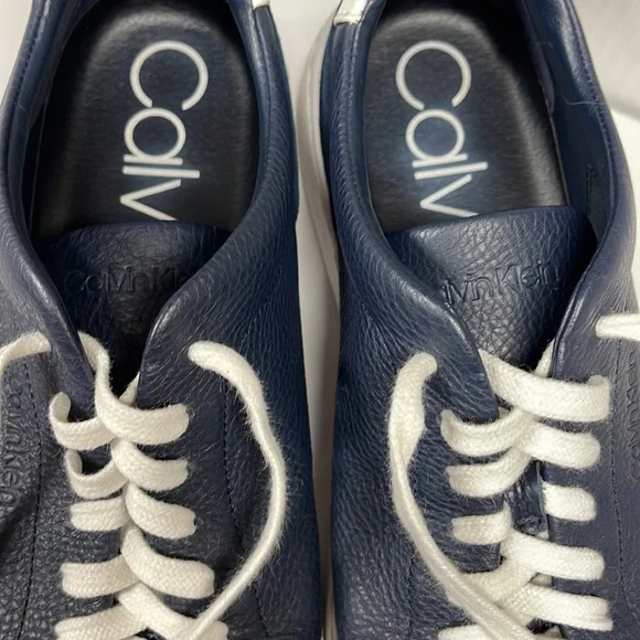 Men's Calvin Klein Navy Blue Sneakers - Picture 12 of 14